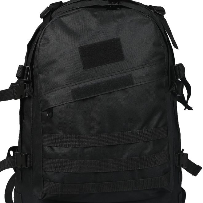 35L Waterproof Backpack Military Hiking Camping Rucksack Outdoor Black