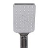 Rain Shower Head Set Silver Square Brass Taps Mixer Handheld High Pressure 8″